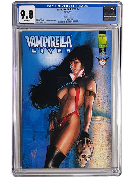 Vampirella Lives #2 CGC 9.8 Adam Hughes Limited Variant AH! 1997