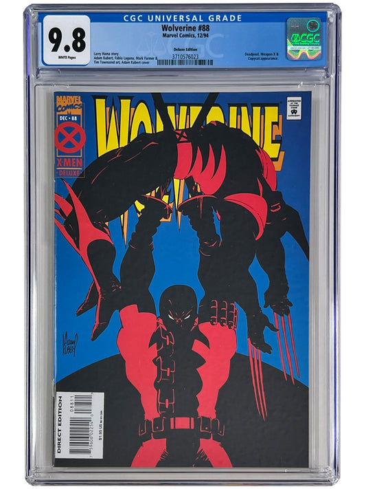 Wolverine #88 Deluxe Edition CGC 9.8 1st Deadpool / Wolverine Meeting KEY Issue