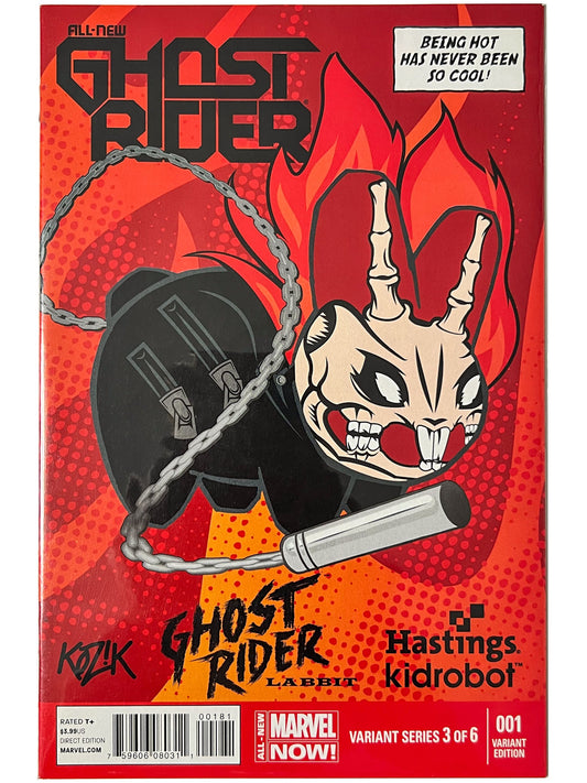 All-New Ghost Rider #1 Hastings Kidrobot Variant 2014 1st App Robbie Reyes NM