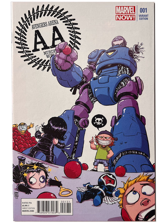 Avengers Arena #1 Skottie Young Variant NM 1st App Cullen Bloodstone