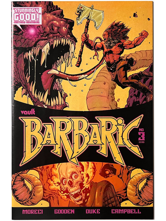 Barbaric #3 Vault Comics Optioned Netflix Patrick Stewart