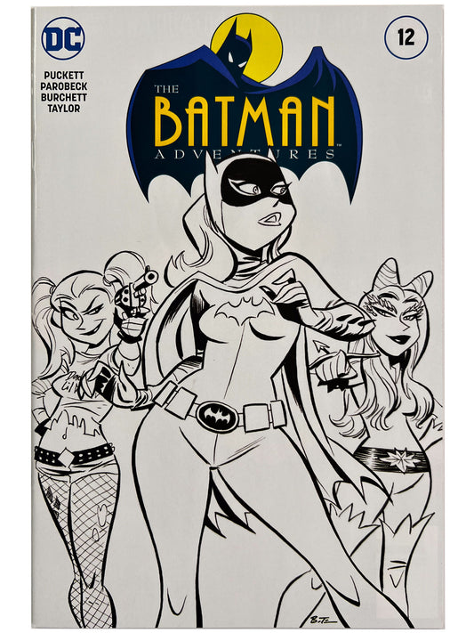 Batman Adventures #12 Timm Fan Expo Sketch B&W Variant NM