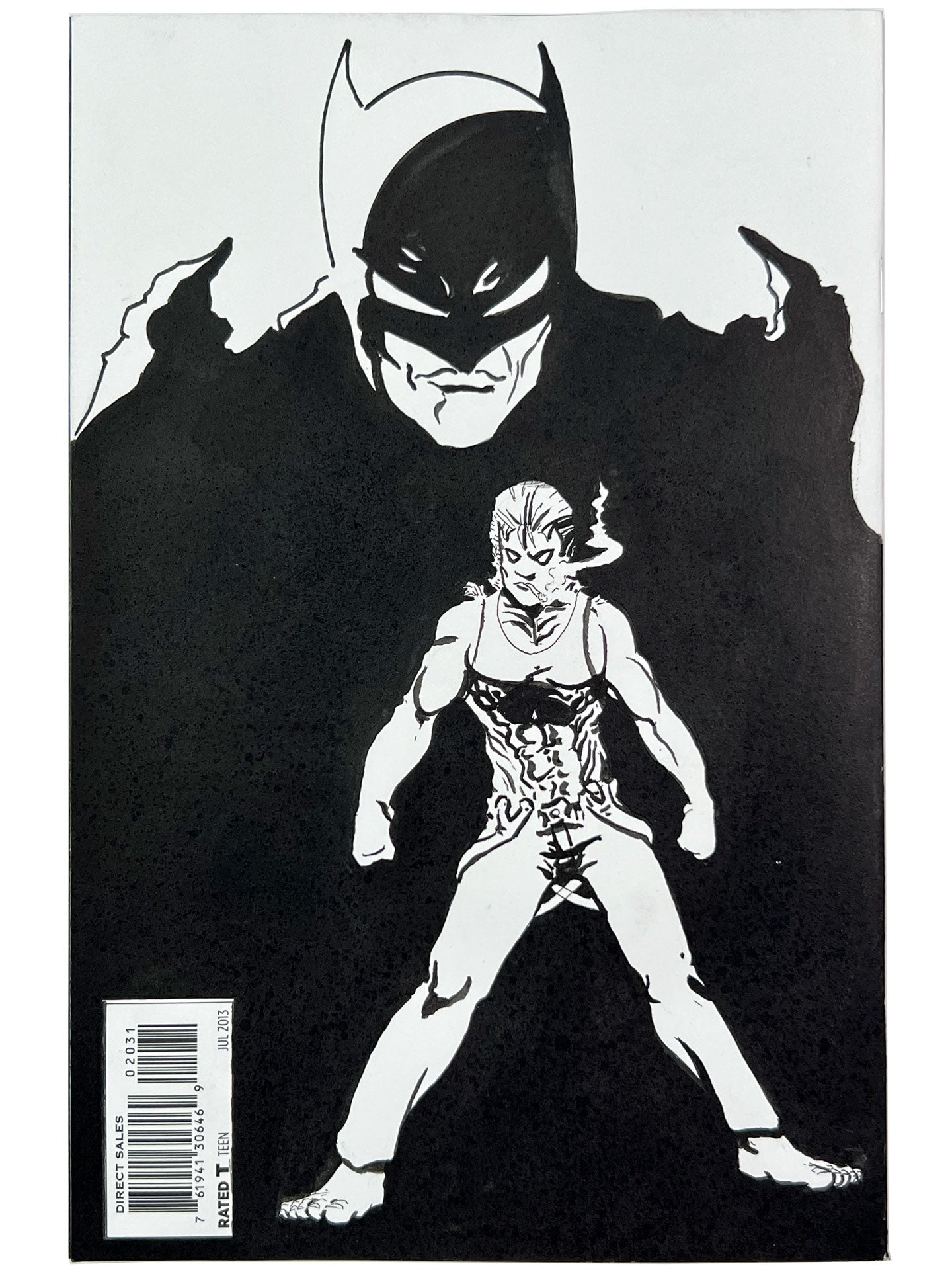 Detective Comics #20 Blank Variant with Greg Freeman Original Sketch Wraparound NM