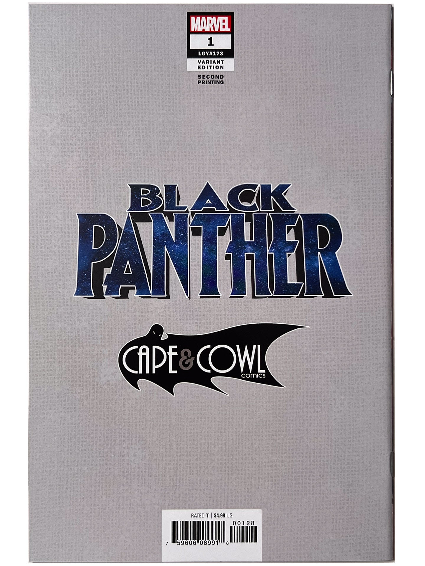 Black Panther #1 Oakland Virgin Cape & Cowl In-Store 2nd print Variant 2018 NM