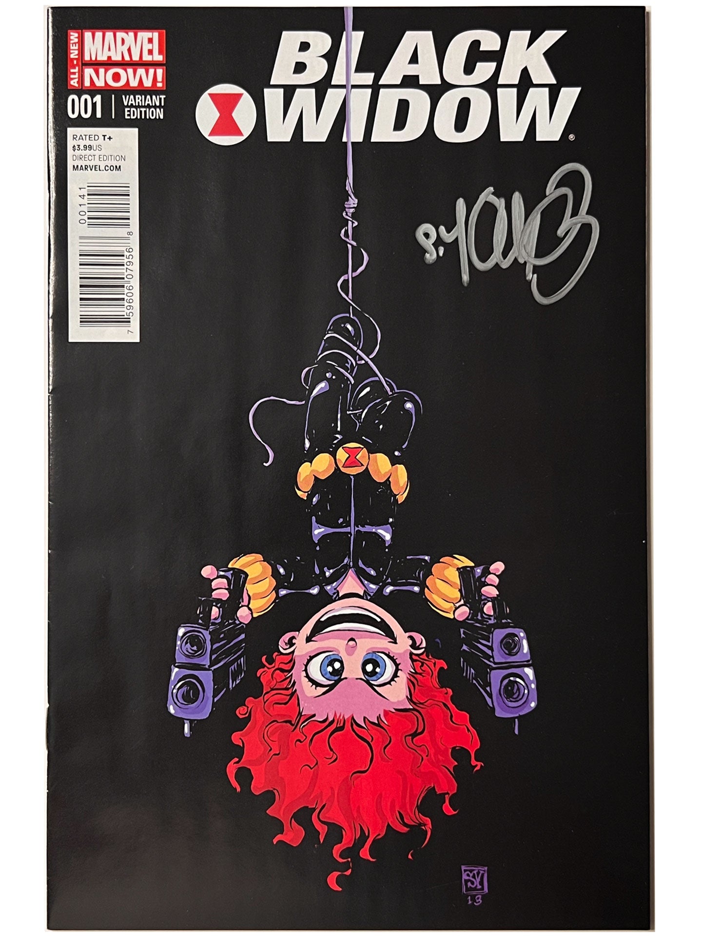 Black Widow #1 Skottie Young Variant Signed by Young 2014 F/VF