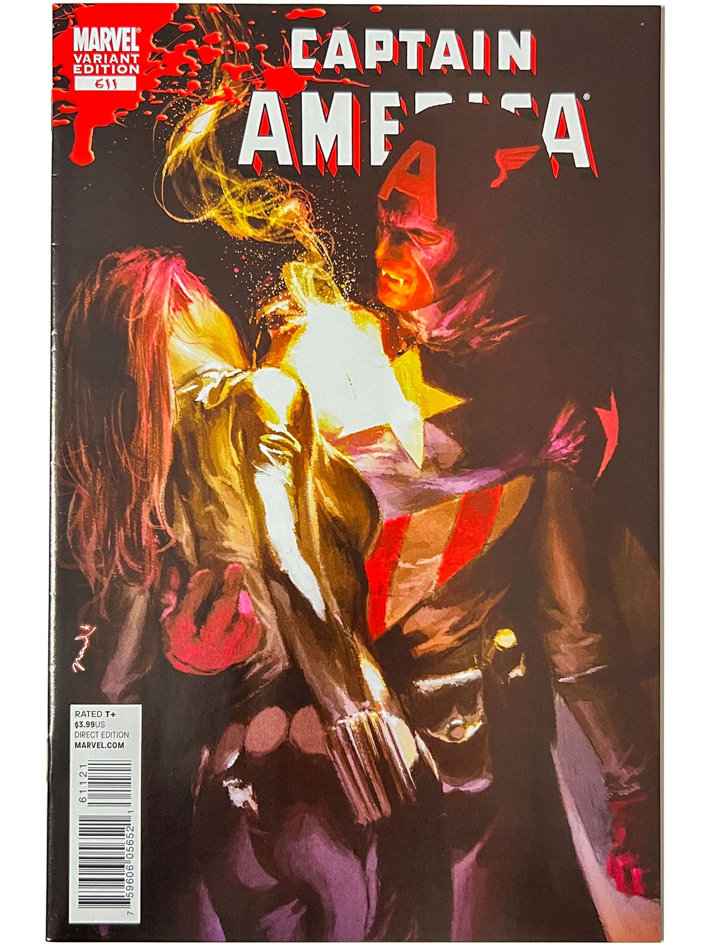 Captain America #611 1:15 Gerald Parel Vampire Variant 2005 NM