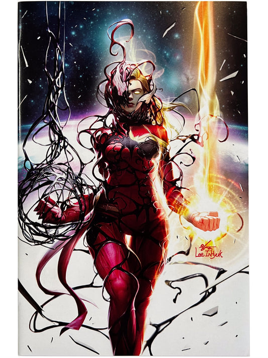 Captain Marvel #8 InHyuk Lee Exclusive Virgin Variant Venomized 1st Star