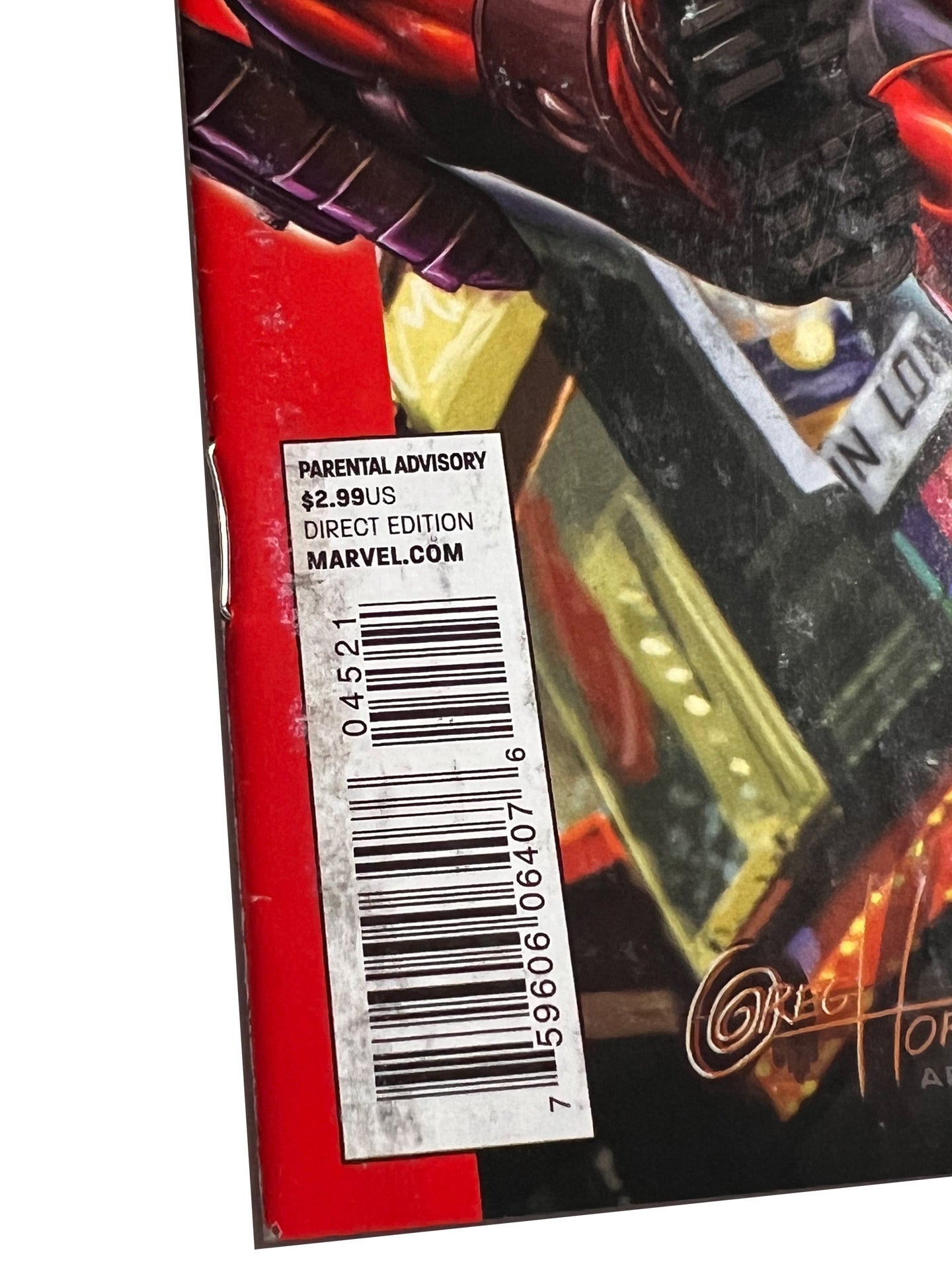 Deadpool #45 1:50 Greg Horn Variant 1st Evil Deadpool 2011 ASM 300 Homage