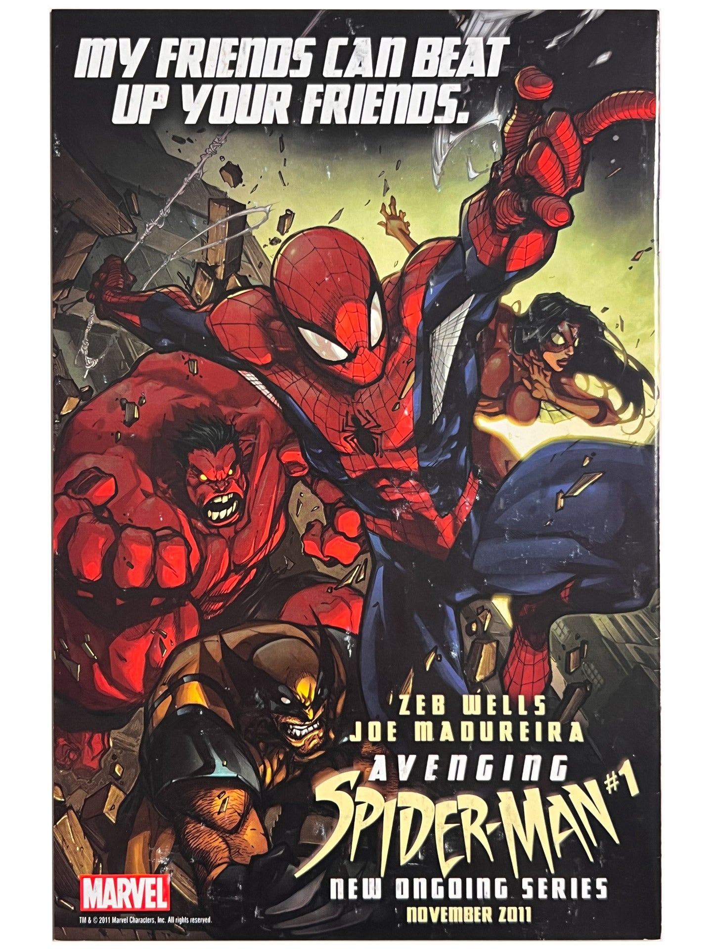 Deadpool #45 1:50 Greg Horn Variant 1st Evil Deadpool 2011 ASM 300 Homage