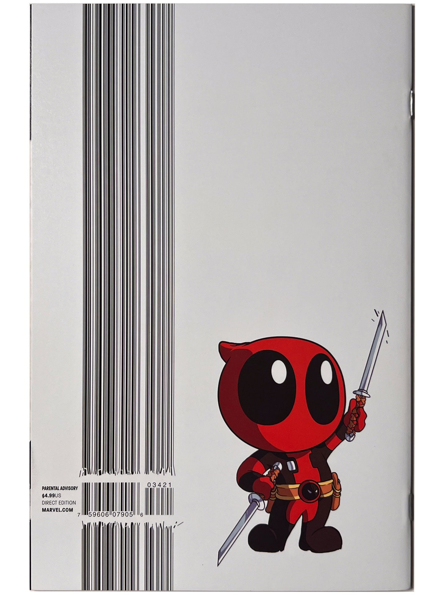 DeadPool #34 1:52 Retailer Incentive Mark Brooks 3-D Lenticular Variant