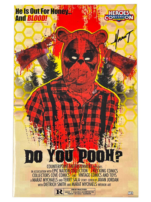 Do You Pooh? Honey and Blood HeroesCon Artist Proof AP2 signed Marat w/COA