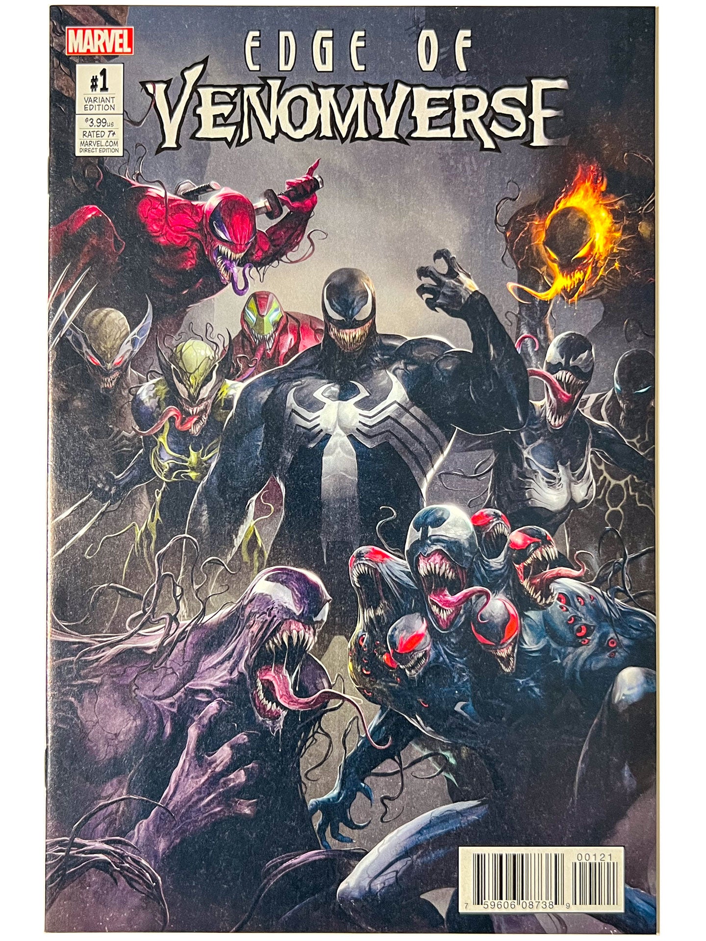 Edge of Venomverse #1 1:50 Mattina Variant HTF 2017 NM