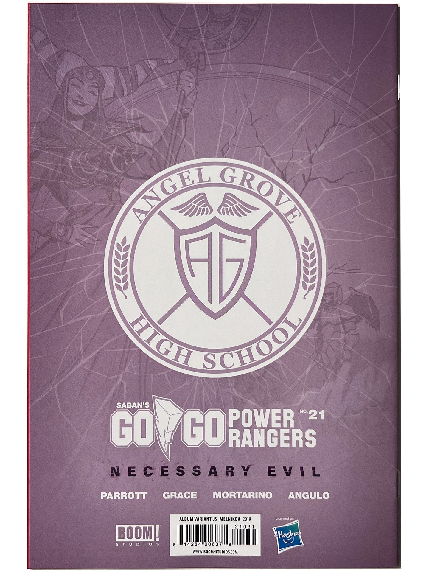 Go Go Power Rangers #21 1:20 No Doubt Tragic Kingdom Homage Variant NM