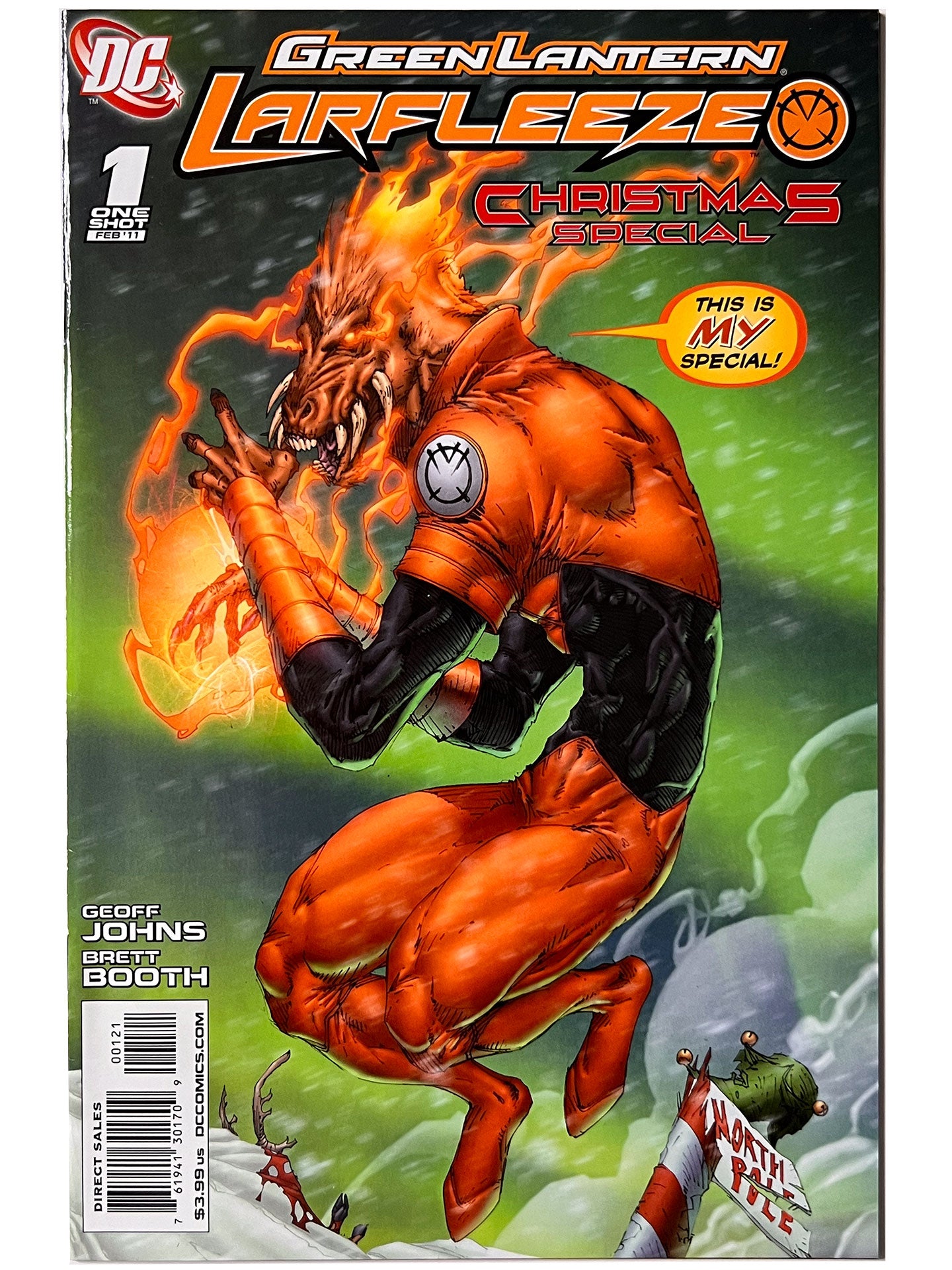 Green Lantern Larfleeze Christmas Special Variant NM