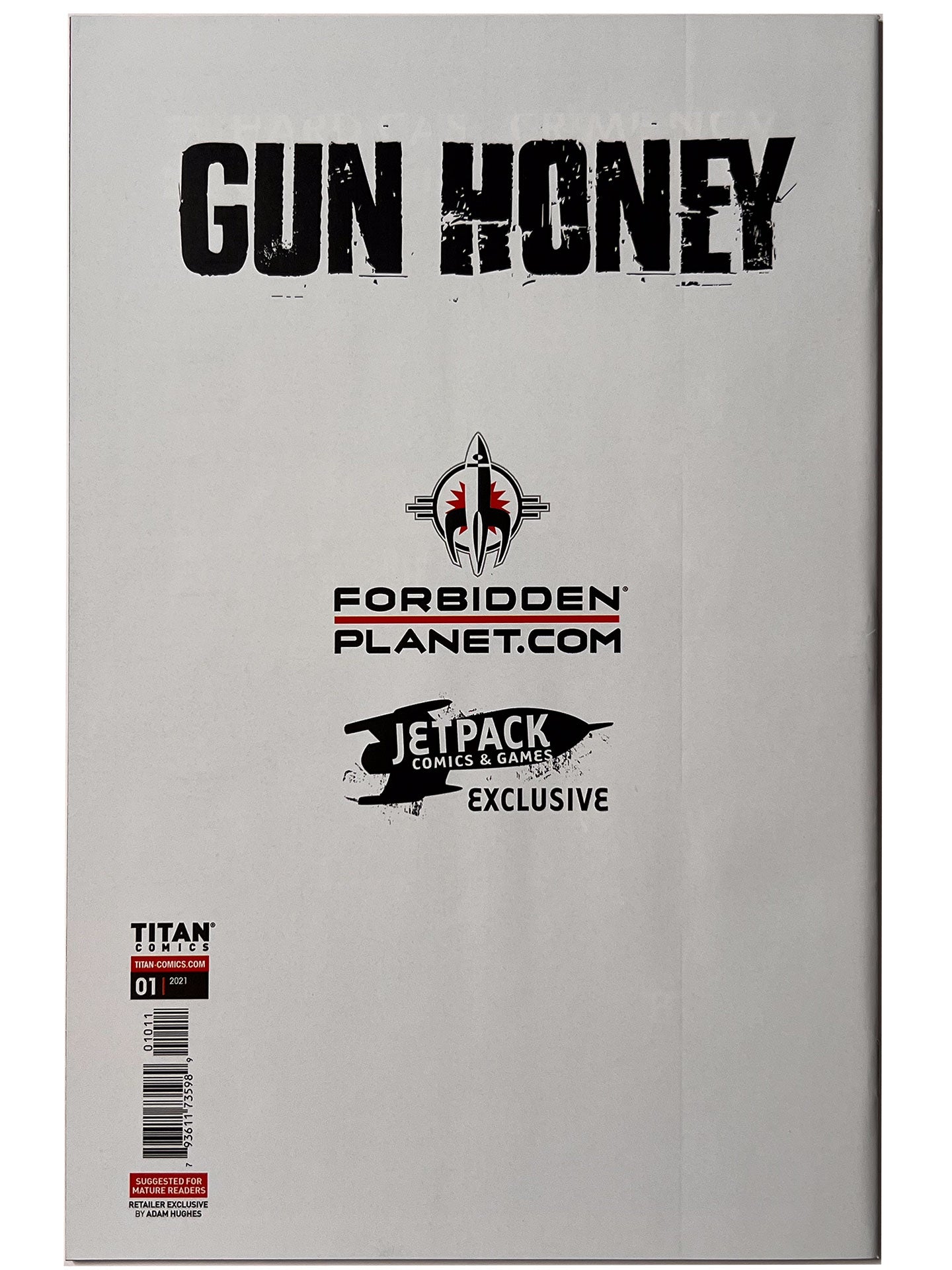 Gun Honey #1 Adam Hughes Virgin Variant NM Optioned for TV