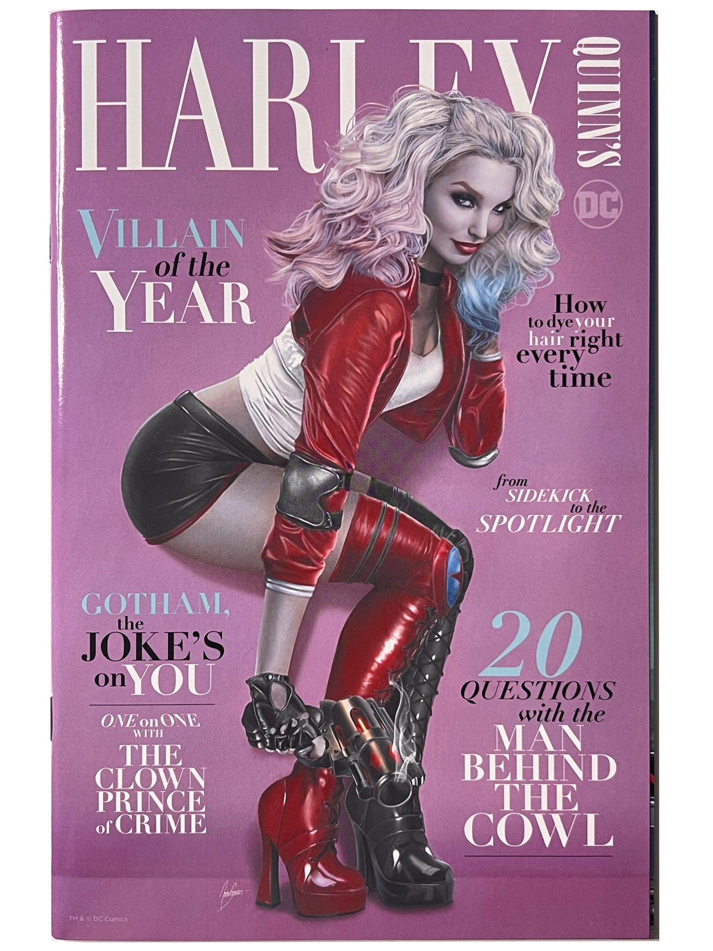 Harley Quinn's Villain of the Year #1 Sanders Magazine Variant 2019 NM