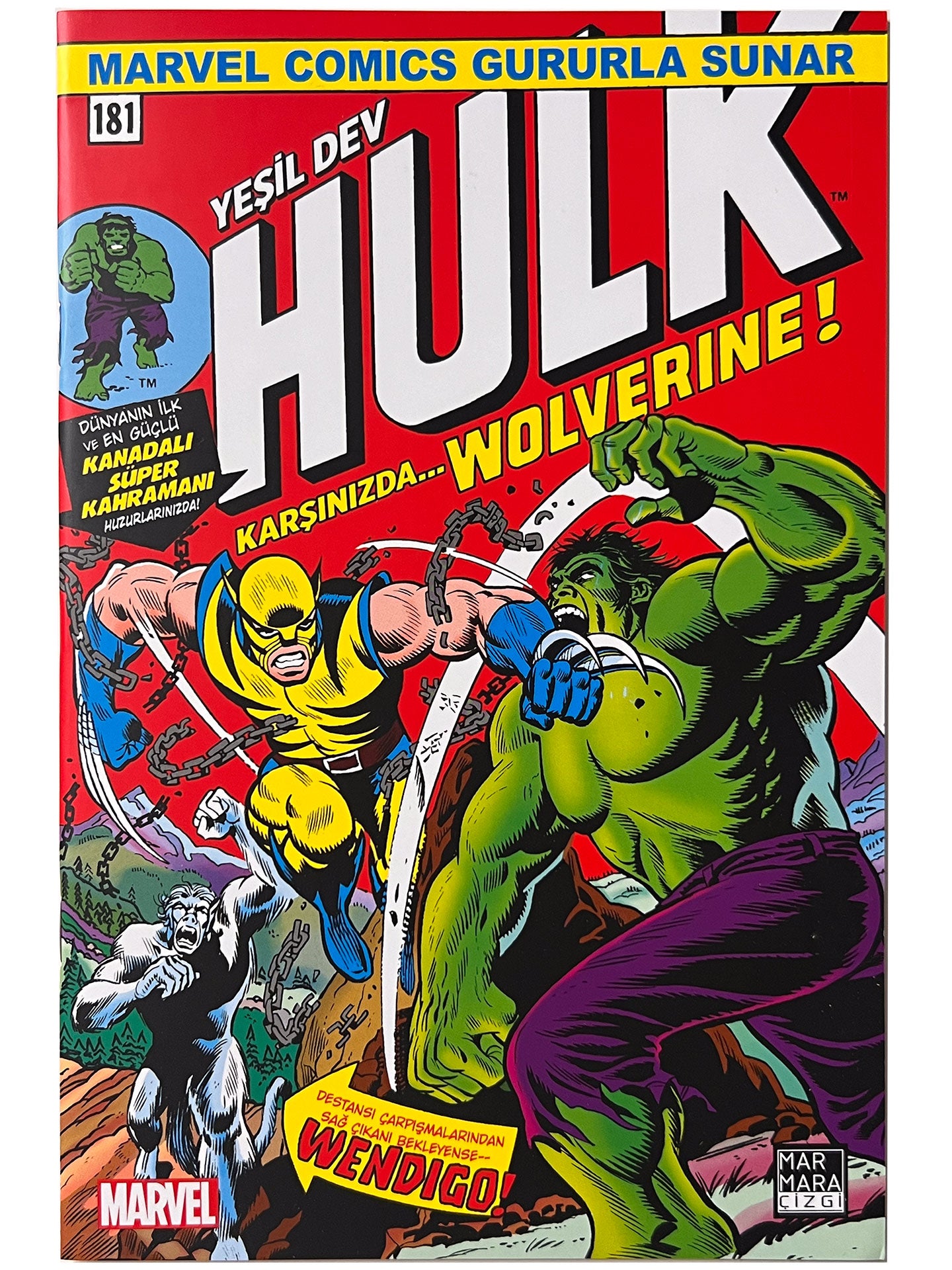 Hulk #181 International Turkish Edition Reprint NM