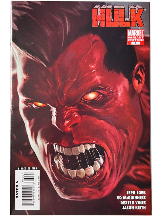 Hulk #2 1:50 McGuinness Variant 1st Full Appearance Red Hulk NM