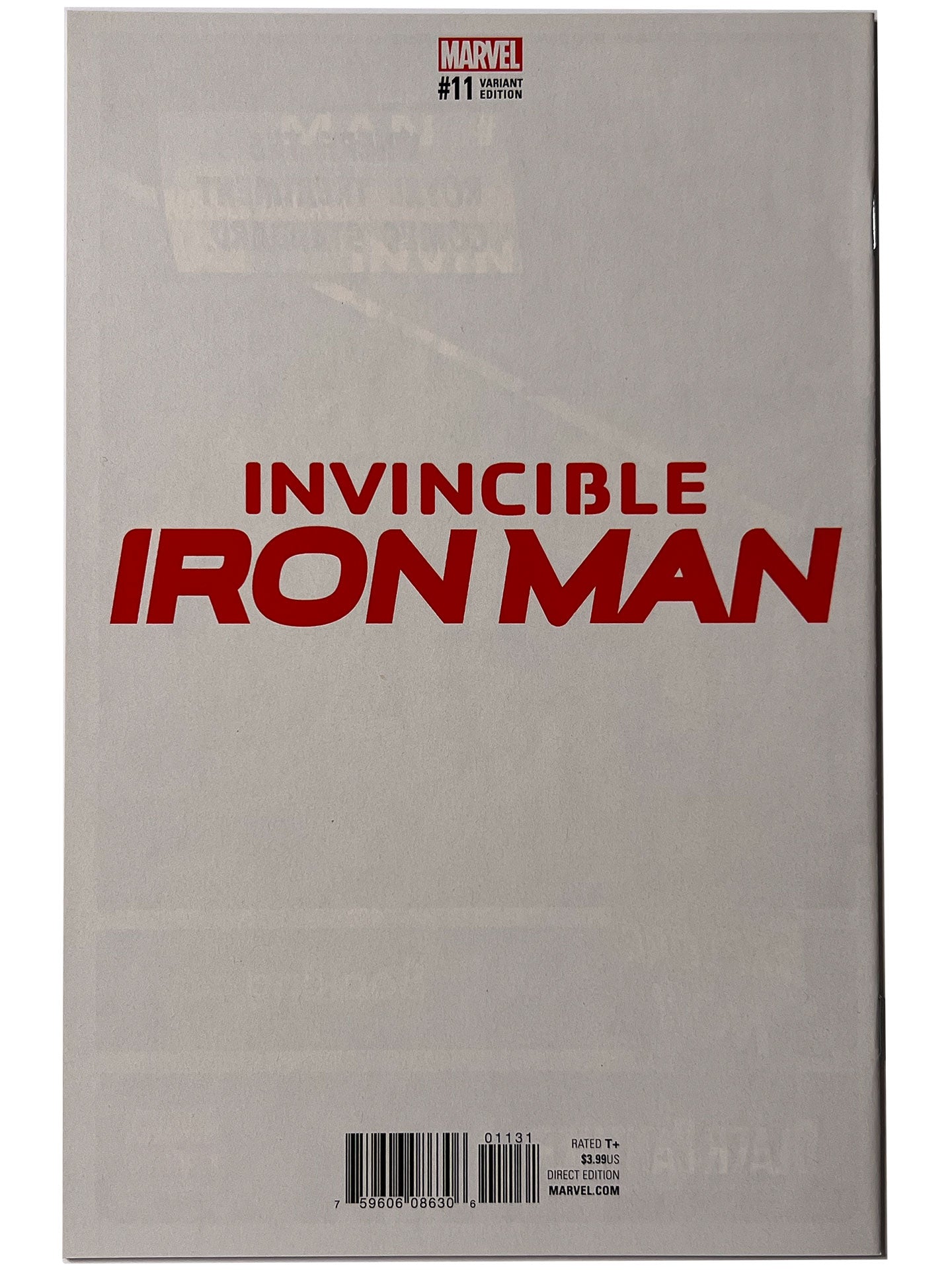 Invincible Iron Man 11 Granov Venmoized Virgin Variant