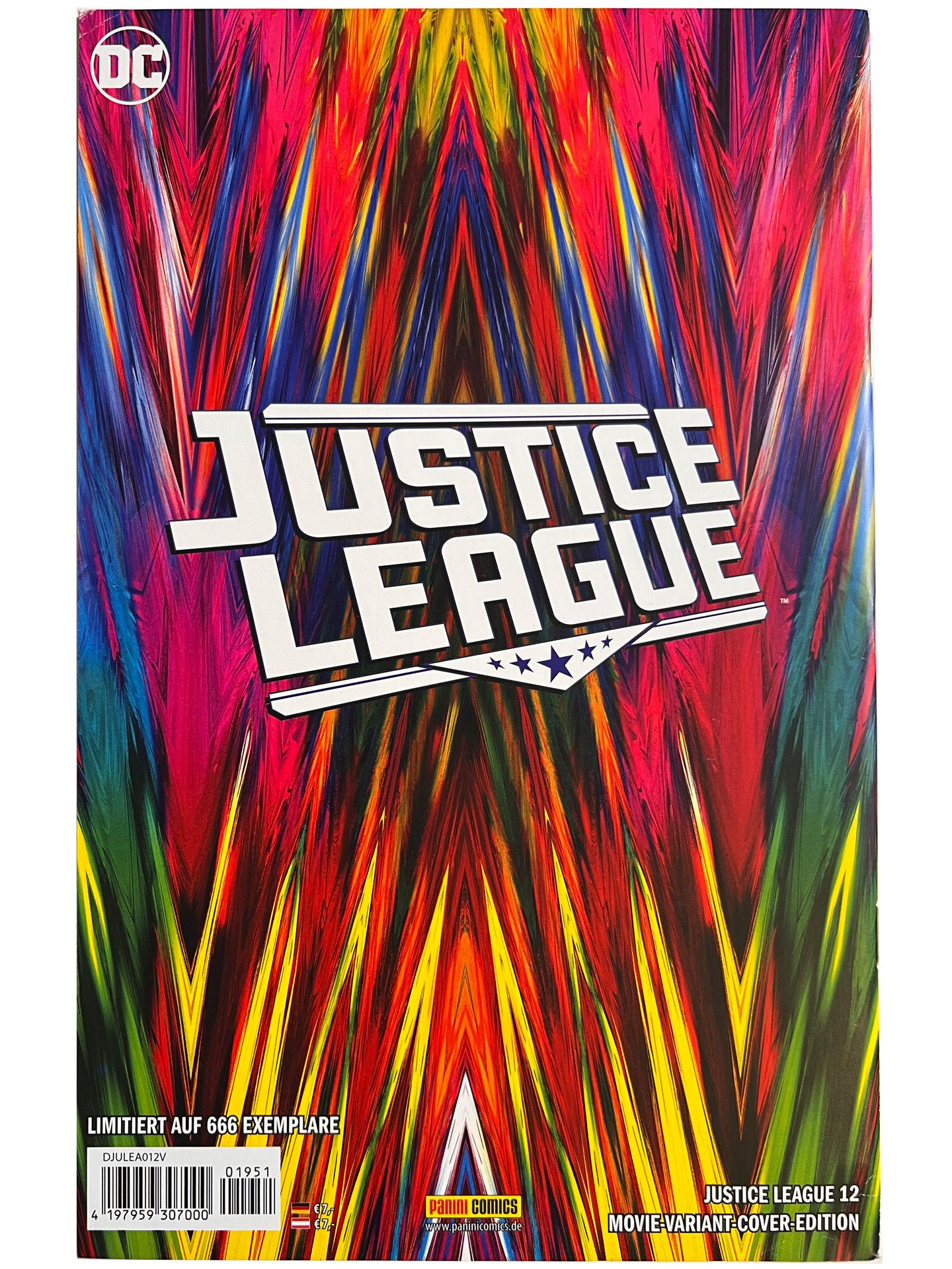 Justice League 12 German Panini Virgin Movie Variant HTF Ltd. 666