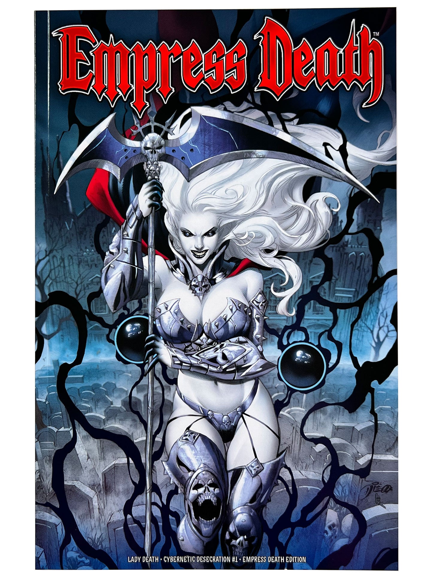 Lady Death Cybernetic Desecration #1 Empress Death Edition