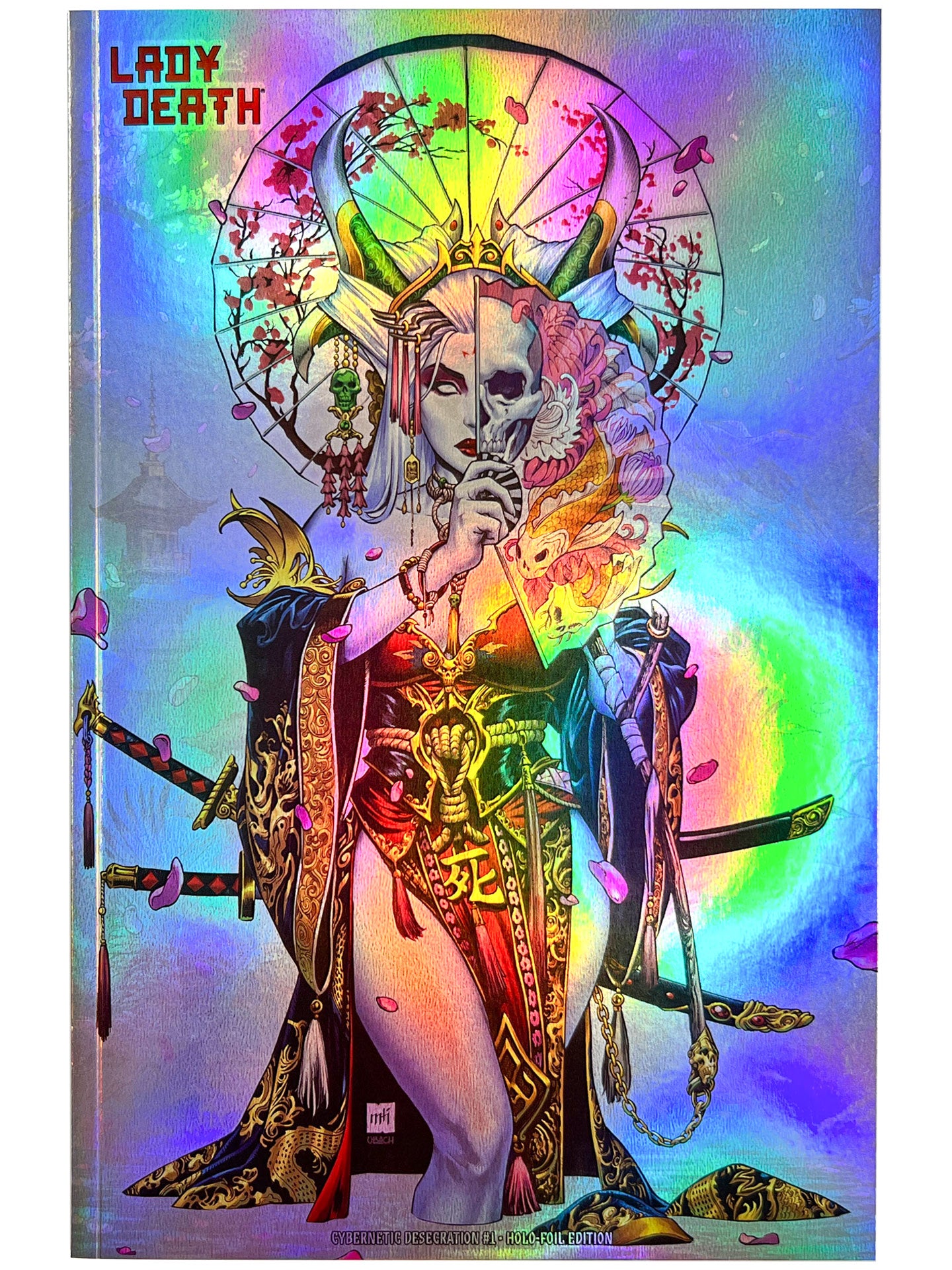 Lady Death Cybernetic Desecration #1 Holo-Foil Mike Krome Variant