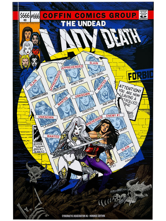 Lady Death Cybernetic Desecration #1 Homage Edition Uncanny X-Men #141