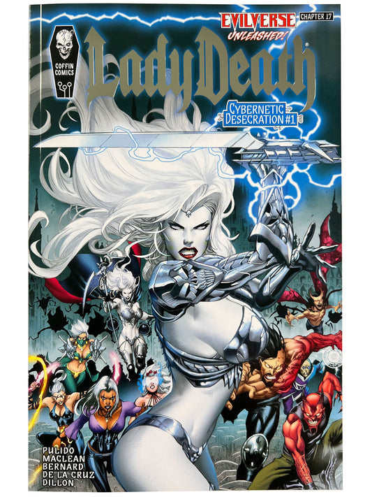 Lady Death Cybernetic Desecration #1 Premiere Edition Coffin Comics