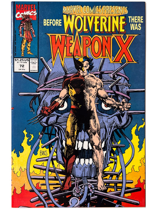 Marvel Comics Presents #72 Origin of Wolverine as Weapon X 1991 NM