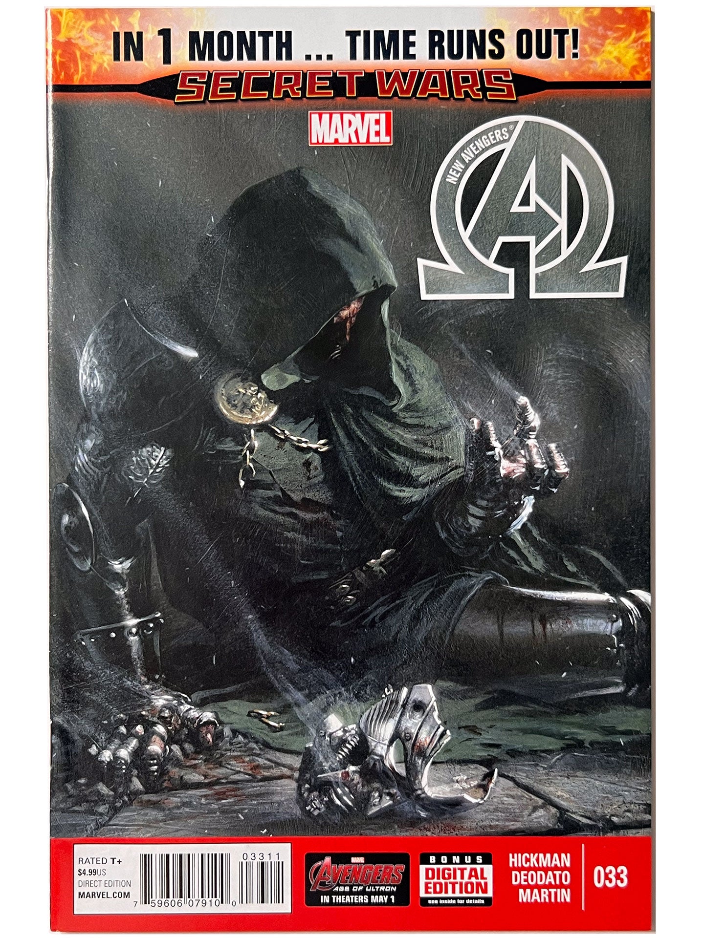 New Avengers #33 1st Incursion Dr. Doom Cover by Dell'Otto Secret Wars