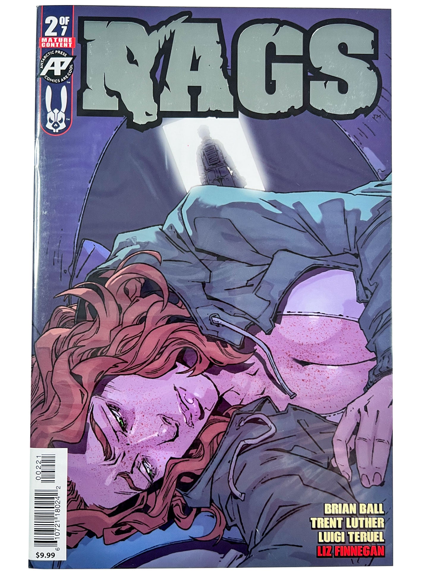 RAGS #2 Silver FOIL Variant 1st Print Antarctic Press Near Mint