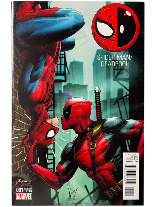 Spider-Man / Deadpool 1 Gamestop Power Up Rewards Variant NM