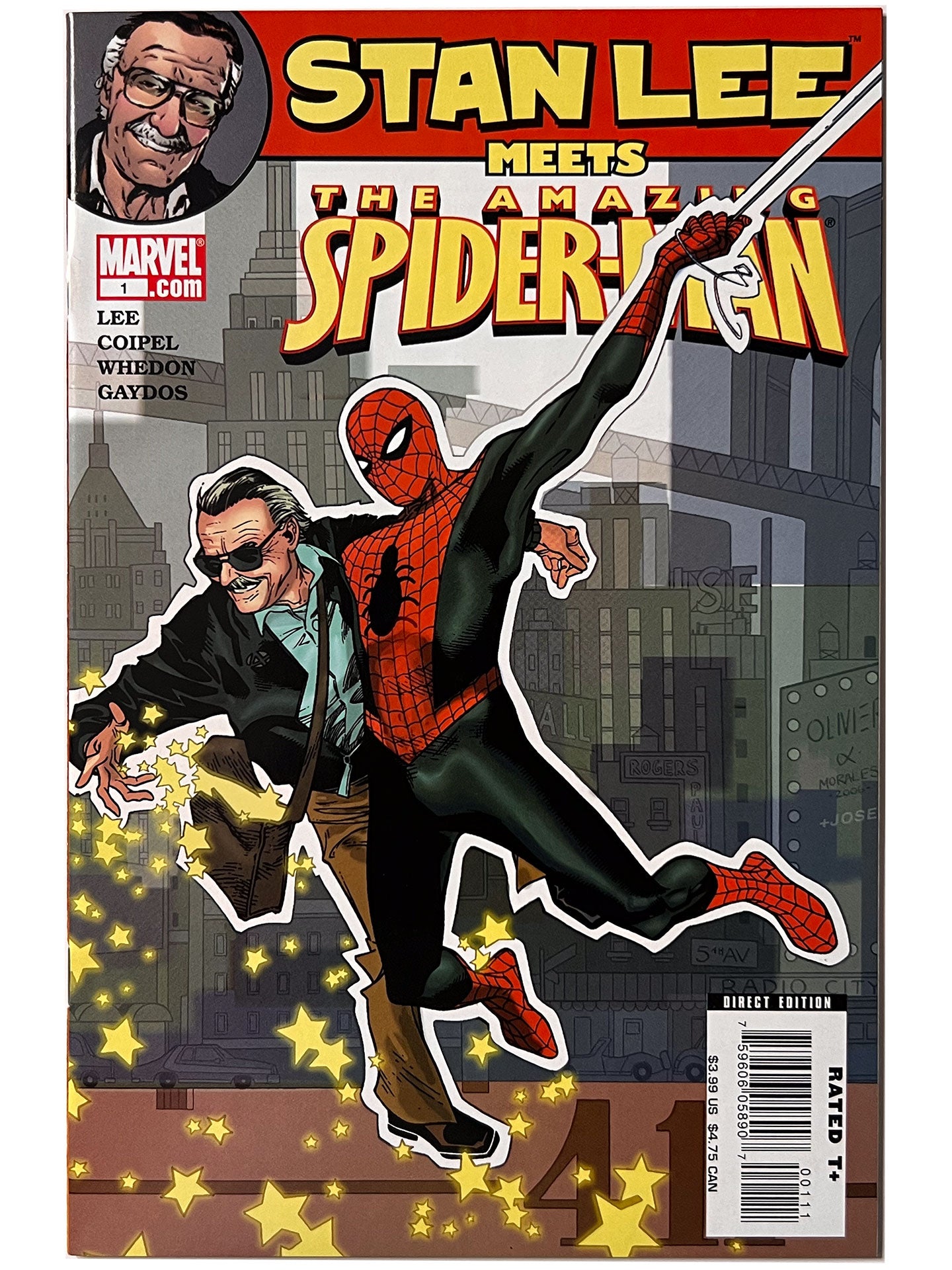 Stan Lee Meets The Amazing Spider-Man #1 NM AF15 Homage