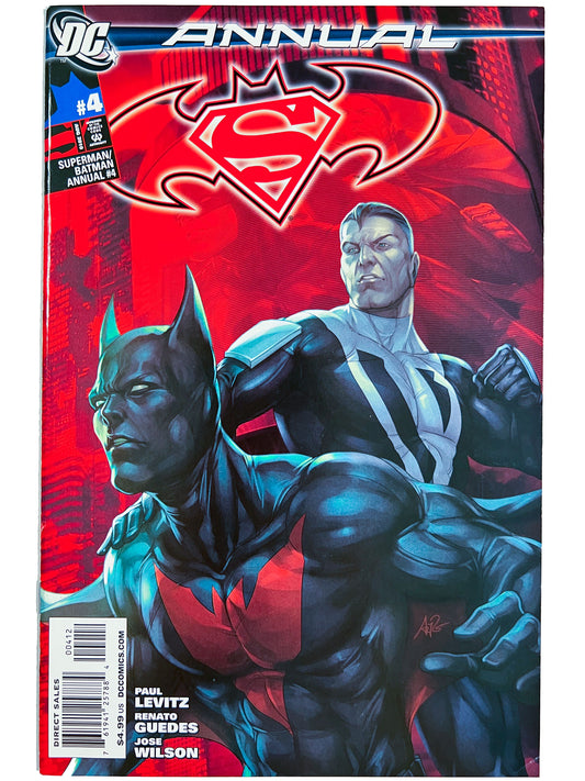 Superman / Batman Annual #4 Artgerm 2nd Print Red Variant Batman Beyond