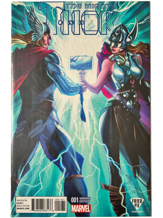 The Mighty Thor #1 Campbell Fried Pie Variant 2016 NM Polybagged