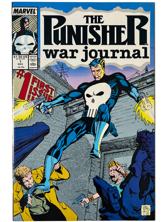 The Punisher War Journal #1 Origin of The Punisher 1988 NM