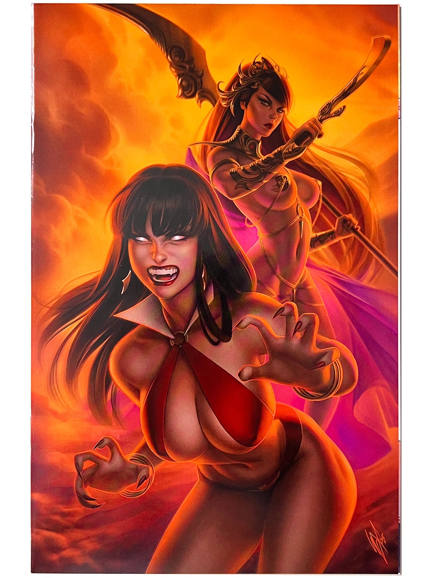 Vampirella/Dejah Thoris #1 Warren Louw Virgin Variant NM