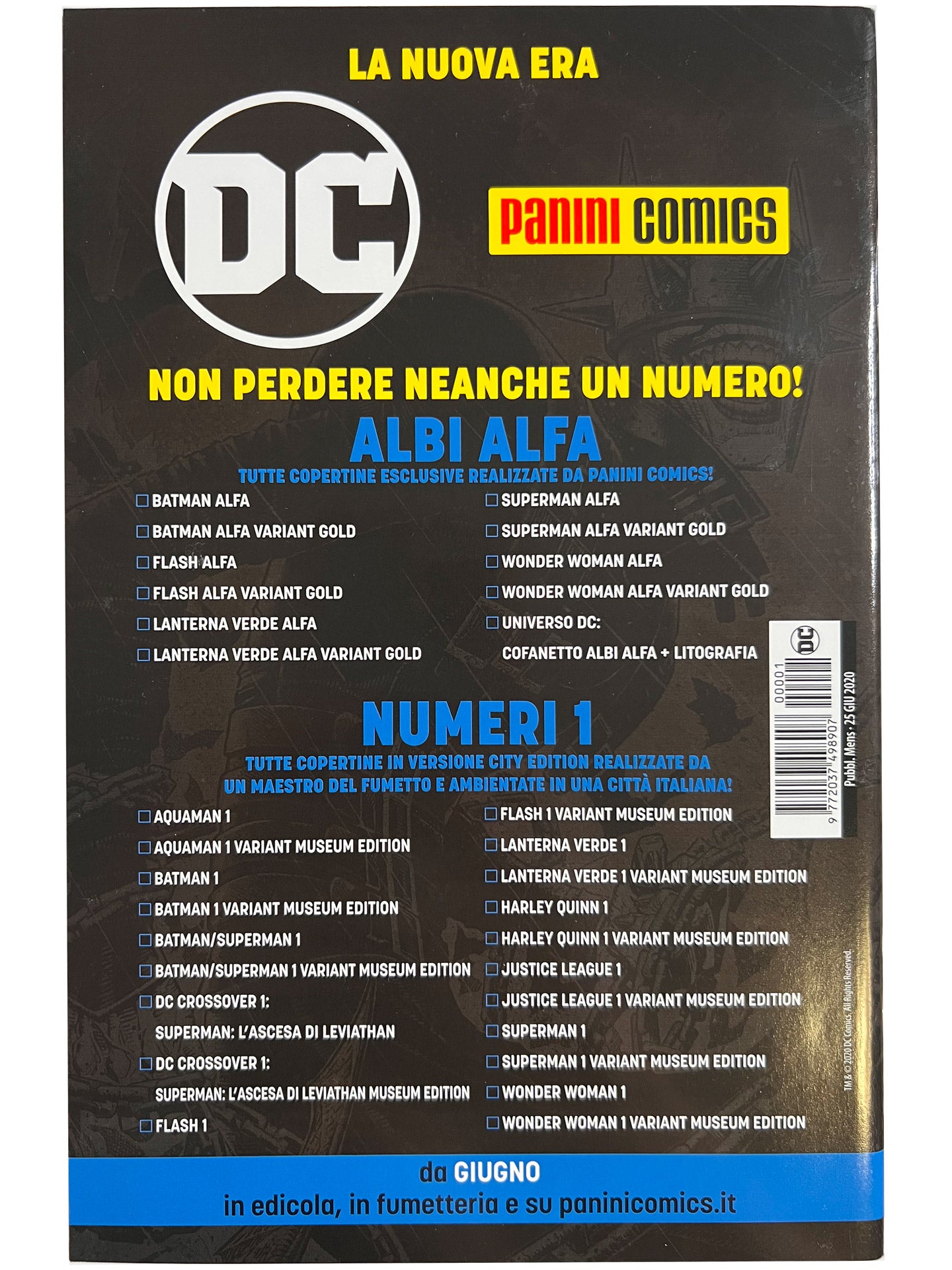 Wonder Woman Milo Manara Panini Italian Edition HTF