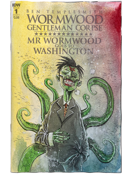 Wormwood Original Art by Ben Templesmith Watercolor OA Blank Variant