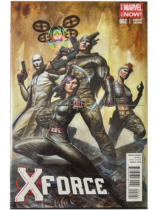 X-Force #2 1:50 Adi Granov Variant HTF 2014 NM