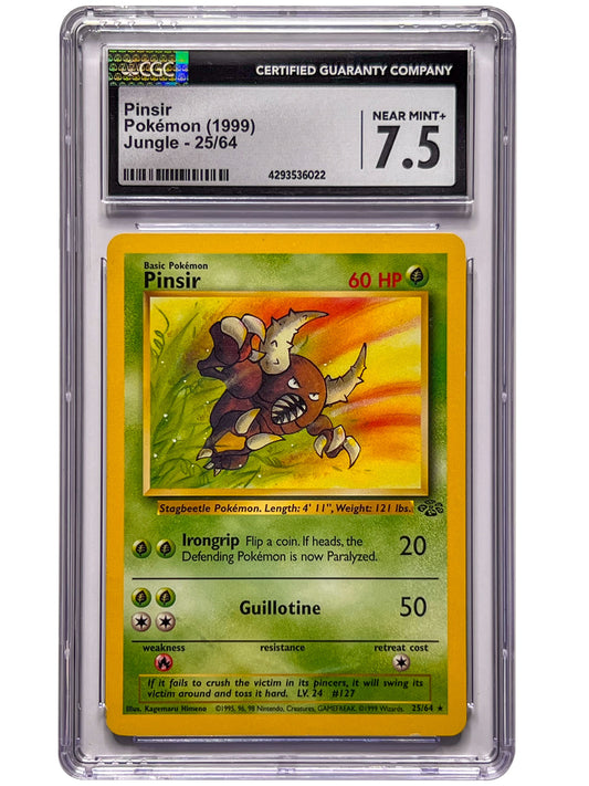 Pokemon Pinsir Jungle 1999 25/64 CGC 7.5