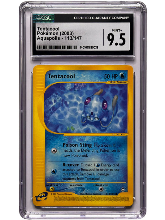 Pokemon Tentacool Aquapolis 2003 113/147 CGC 9.5