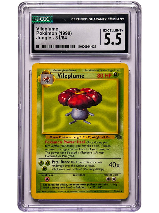 Pokemon Vileplume Jungle 1999 31/64 CGC 5.5