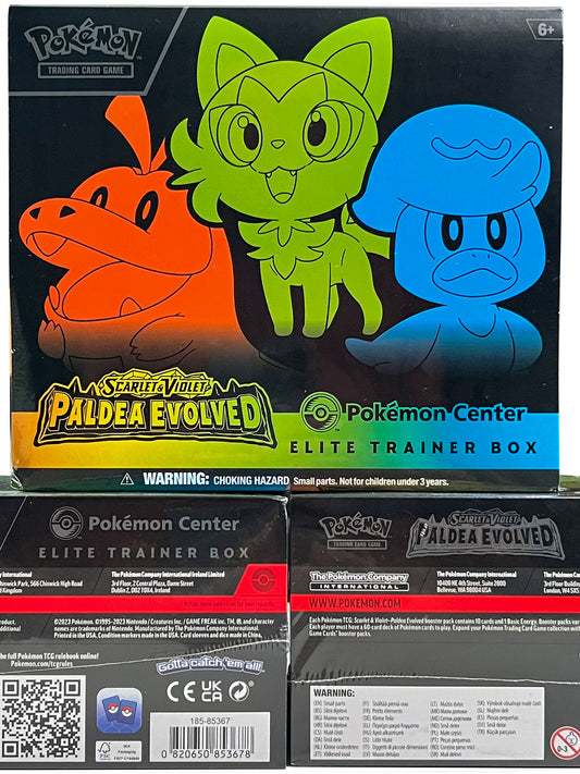 Pokemon TCG: Scarlet & Violet-Paldea Evolved Pokemon Center Elite Trainer Box